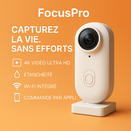 Focus POV - Caméra portable 4k - Sippie